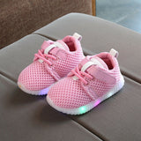 2020 New LED Classic Sports Sneakers Newborn Baby Boys Girls First Walkers Shoes Infant Toddler Soft Sole Anti-slip Baby Shoes - Stay Safe Healthy